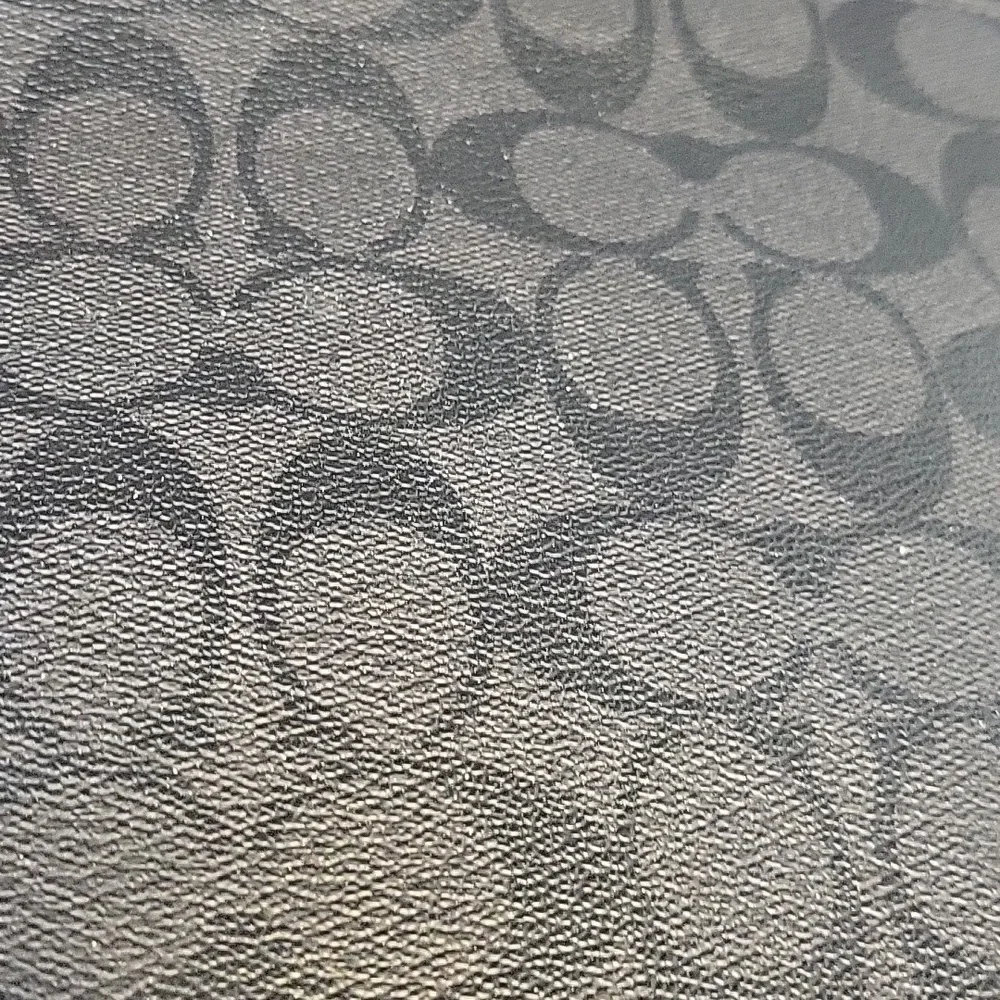 Coach Signature Black and Gray Laptop Sleeve Suede Interior 9